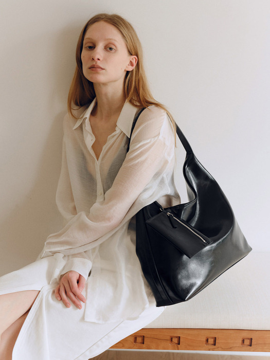 [단독]Pulpy hobo bag Wrinkled_2colors