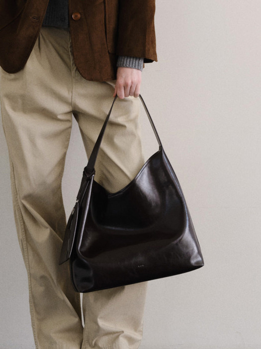 [단독]Pulpy hobo bag Wrinkled_2colors