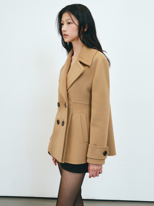 [단독] CASHMERE HAND MADE DOUBLE HALF COAT_TT4W011CA