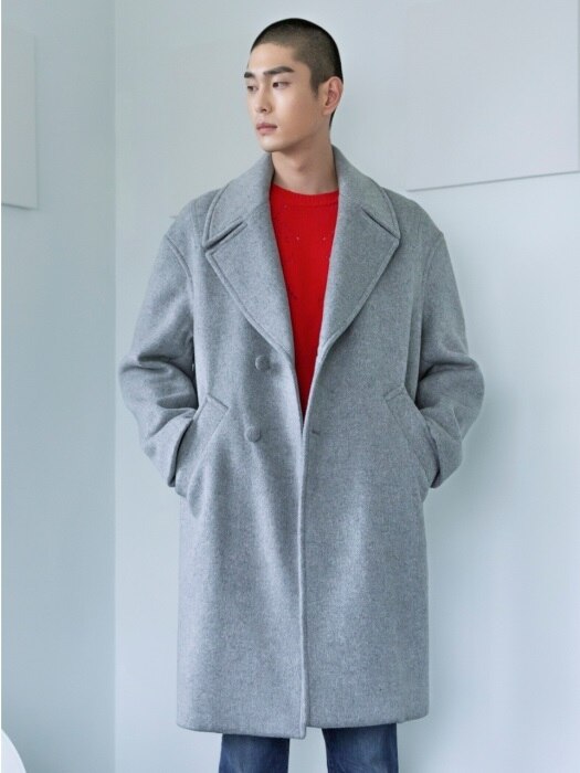 OVERSIZE COAT(LIGHTGRAY)