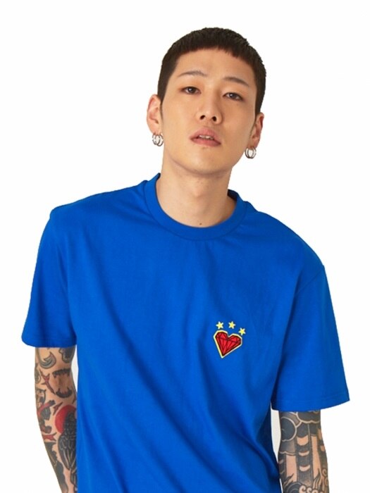 Blue Diamond Patch T-shirt