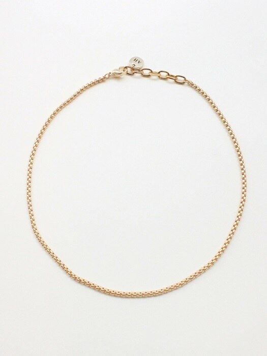 Box chain necklace (Gold)