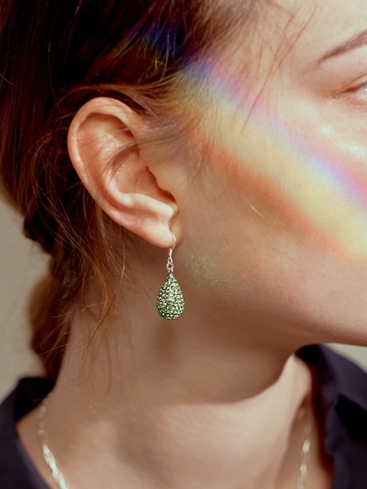 Colorstone waterdrop Earrings