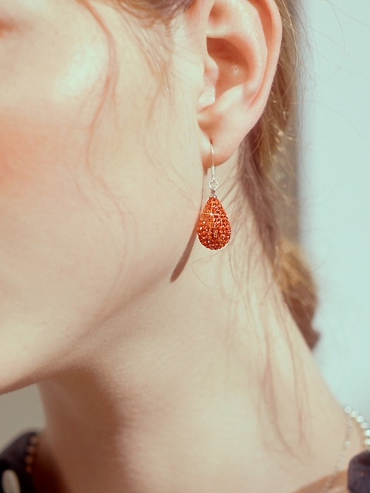 Colorstone waterdrop Earrings