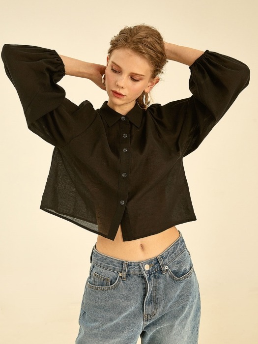 sugar crop blouse[black]