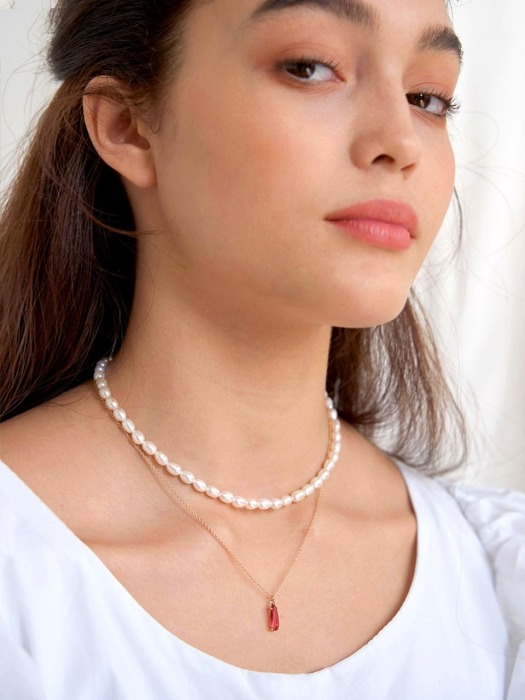 princess garnet necklace