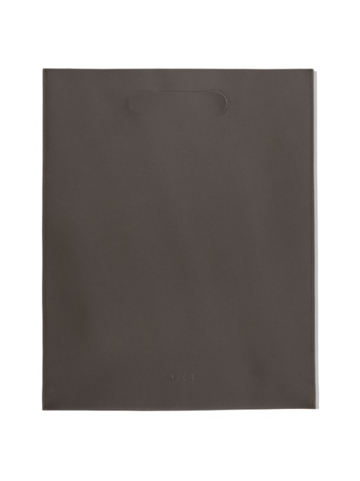 paper tote (dark brown)