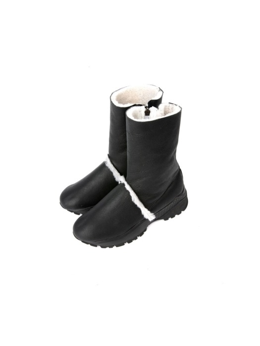 sheep ankle boots pa001_bk
