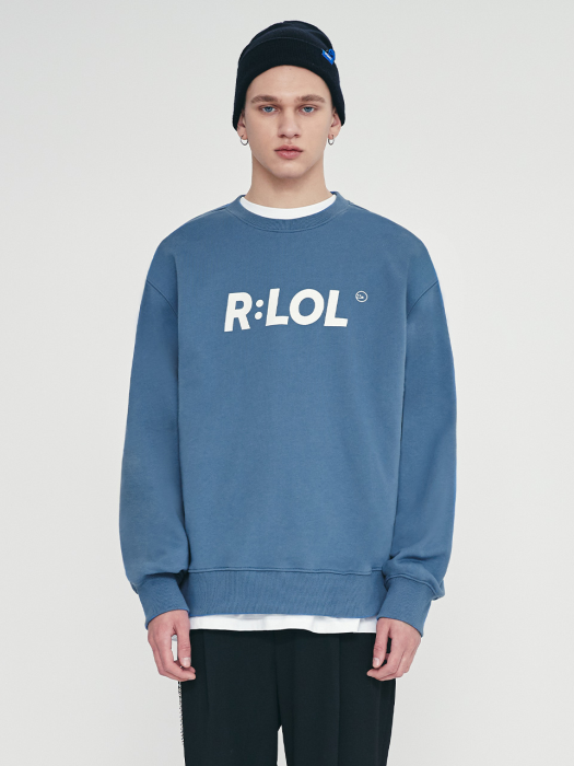 (TS-19701) R:LOL BASIC SWEATSHIRT CLASSIC BLUE