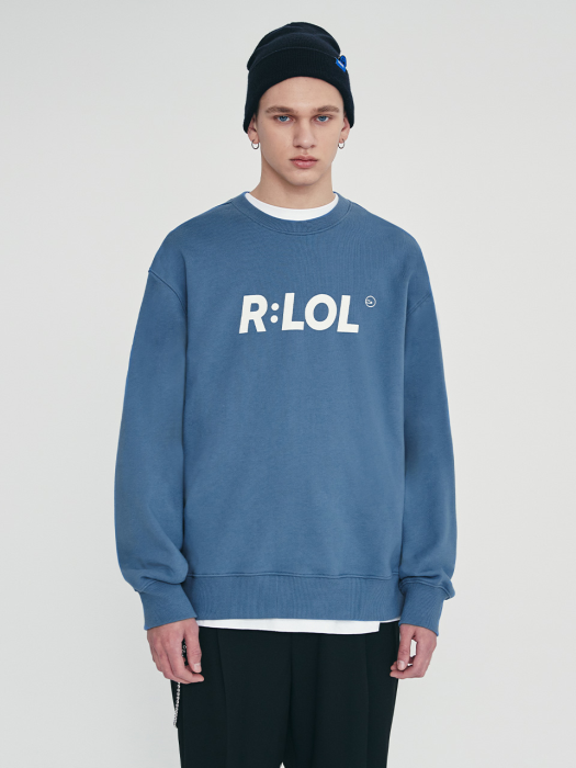 (TS-19701) R:LOL BASIC SWEATSHIRT CLASSIC BLUE