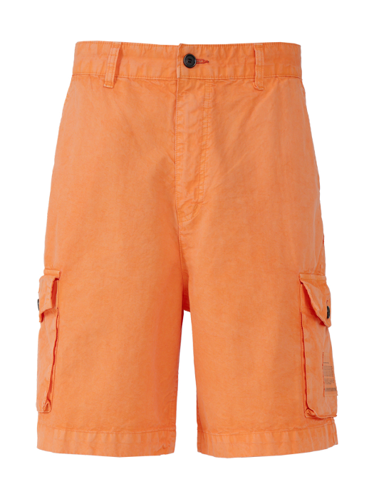 Pigment pocket cargo shorts_orange