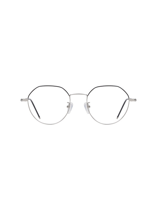 BLUE-LIGHT PROTECT FEATHER GLASSES (SILVER BLACK)