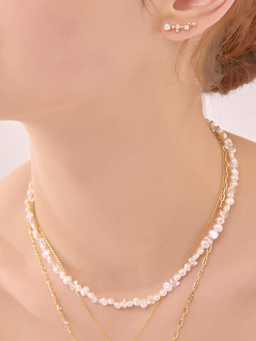 PEARL N CRYSTAL BEADS NECKLACE_NZ1018