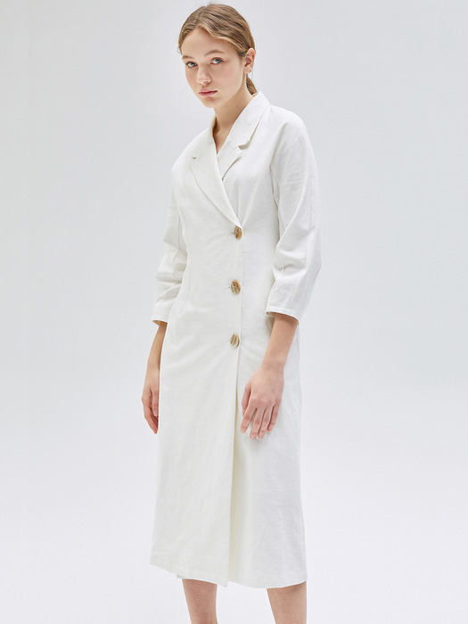 Linen Jacket Dress _2color