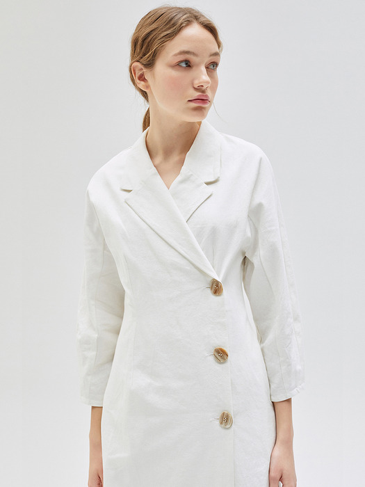 Linen Jacket Dress _2color