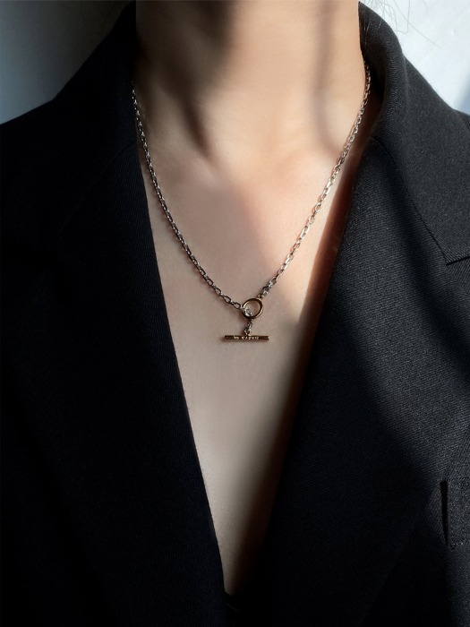TOGGLE CHAIN NECKLACE_MIX