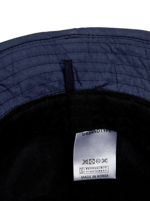 HL057_Nylon Bucket Hat_Navy