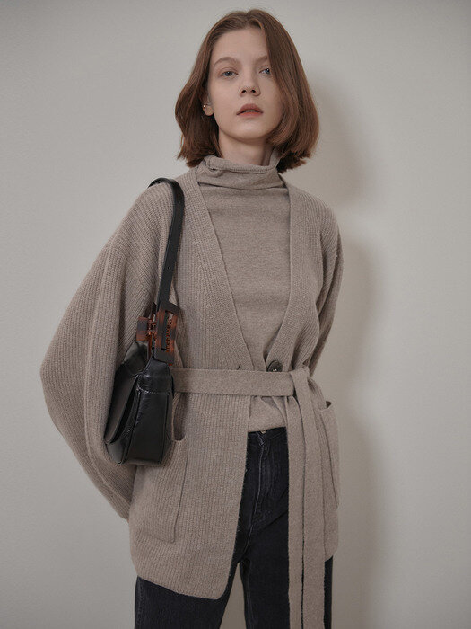 Cashmere turtle-neck knit SK0WP413_2color