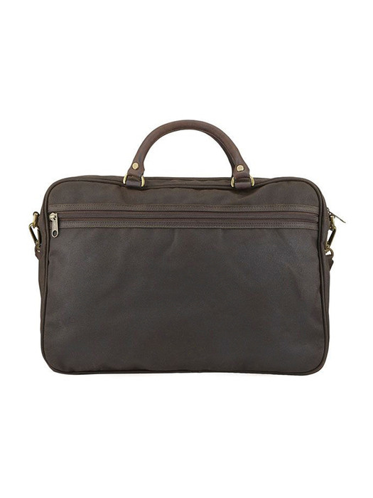[UBA0004OL71] Barbour Wax Leather Briefcase