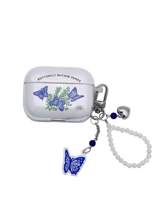 airpods /pro case. butterfly within peace