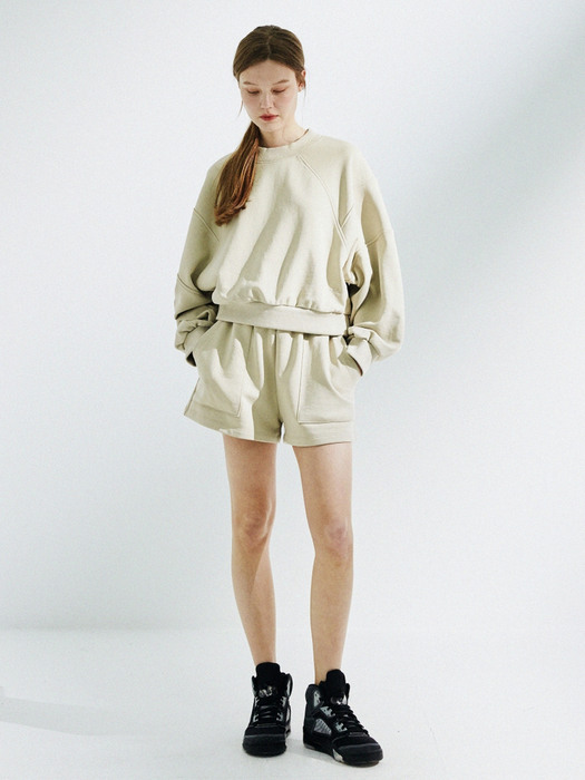 Dolman Sleeve Sweatshirt [Ash Khaki]