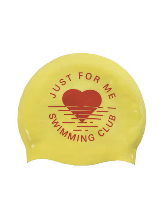 Heart Sunset Swim Cap (Yellow) 