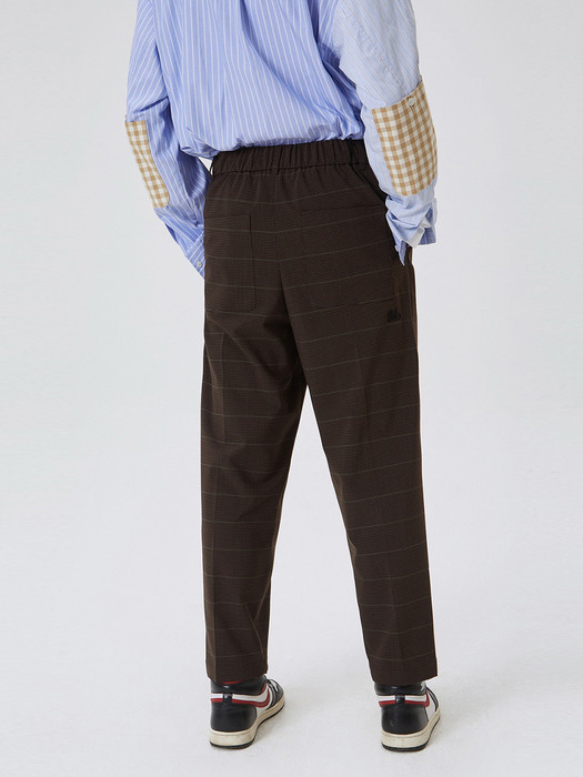 Banded Check Pants_QUPNX21500BRX