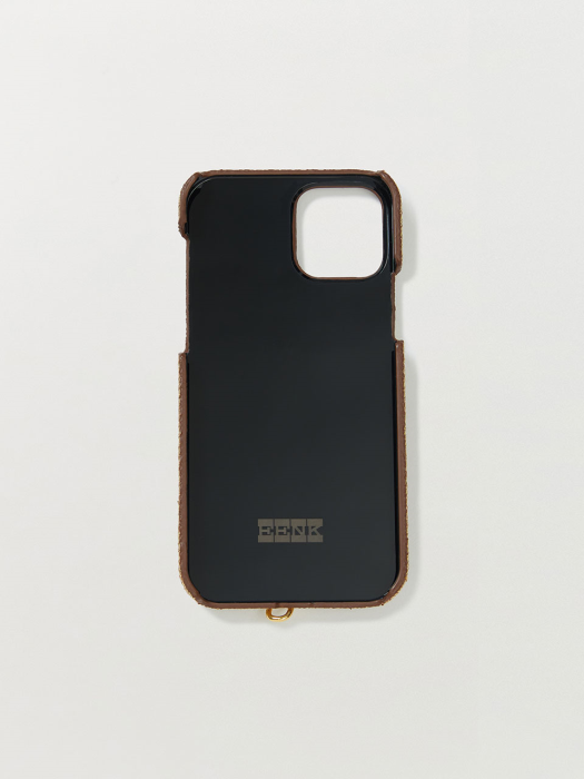 Phone Case with Leather Strap Liney Camel