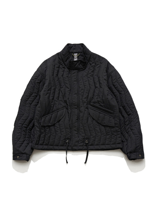 QUILTED BLOUSON / BLACK