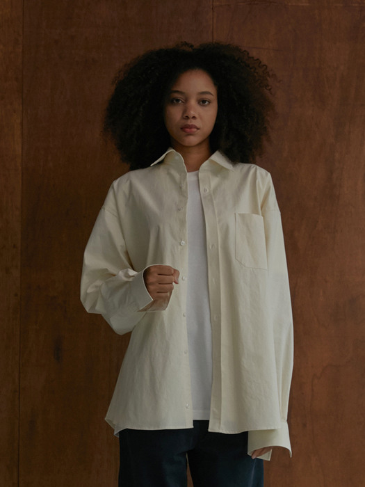 Relaxed shirts Ivory