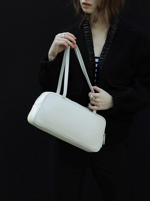 [ ITALY leather ] 프레임백 오프 화이트 레귤러 34 frame bag off white regular 34