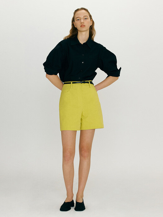 PUPUKEA High-rise shorts (Lime)