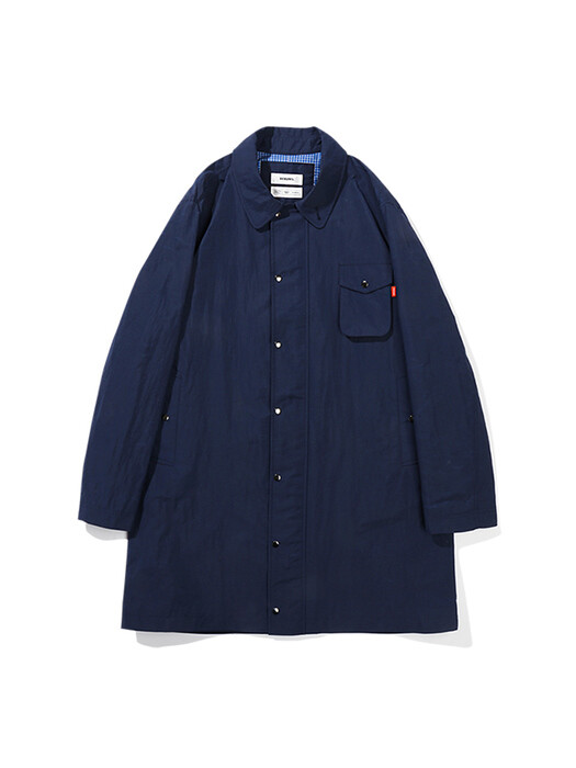 Over-Rain Paraffin Wax Coat (Navy Blue)