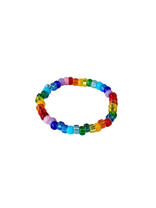 Rainbow Fine Color Beads Ring 비즈반지