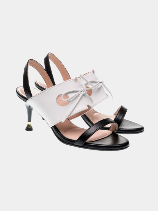 Ribbon Strap Sandals White / ALCW026