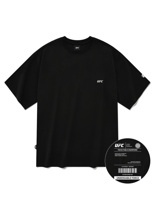 UFC 얼반 오버핏 티셔츠 U2SST2333BK