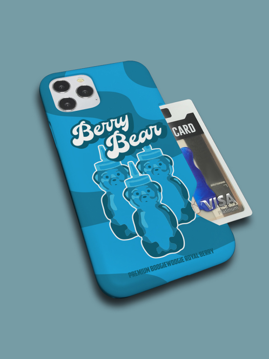 슬림카드 케이스 - 베리 베어(Berry Bear)