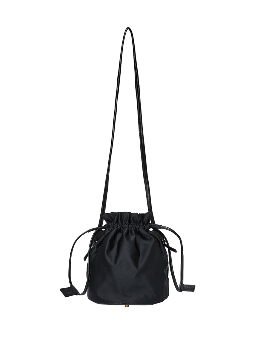 HOPPI Fabric Bucket bag - Black