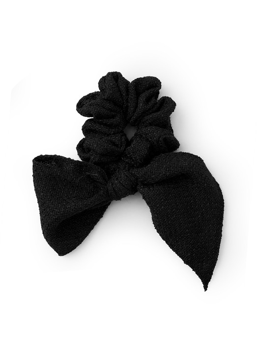 Tweed scrunchie - 2colors