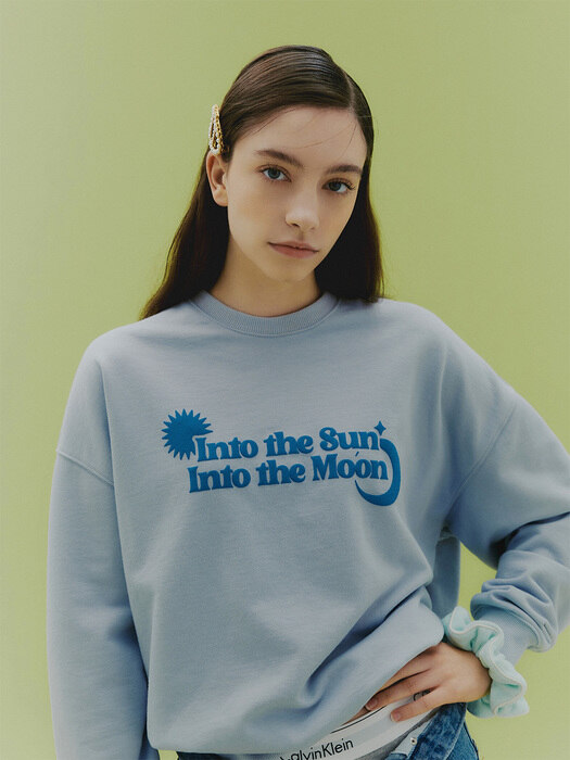 Sun And Moon Organic Cotton Sweatshirt  [2COLOR]