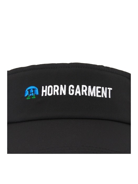 HORN GARMENT 혼가먼트 골프 썬캡 HCF 2A FC02 BLACK (남여공용)