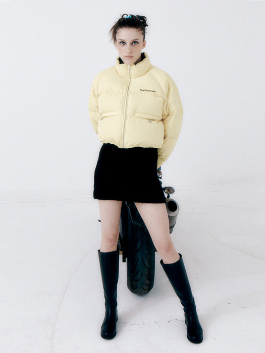 RR DOWN SHORT JACKET - YELLOW