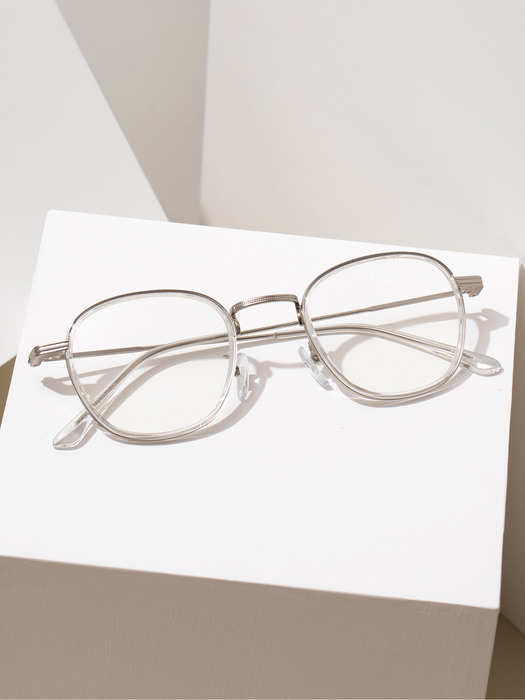 FBB13 CRYSTAL SILVER GLASS 안경