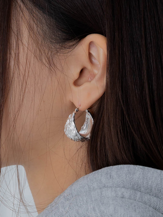 Eastindigo city sun earrings Silver