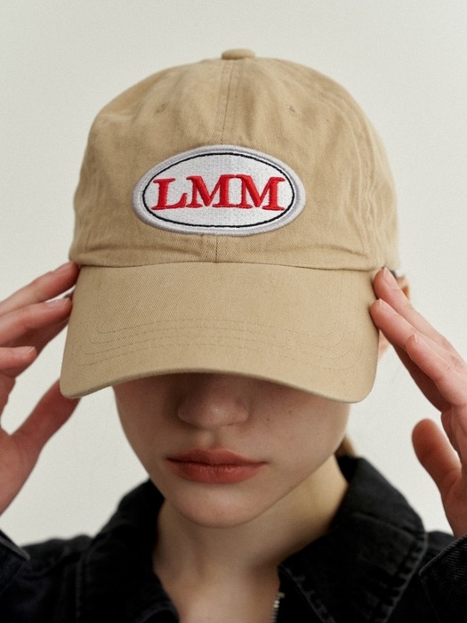 Vintage LMM Logo Ball Cap_Washed Beige
