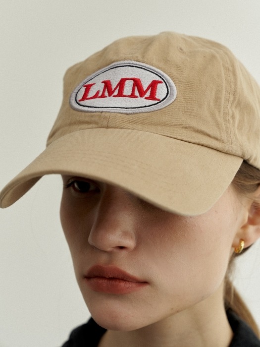 Vintage LMM Logo Ball Cap_Washed Beige
