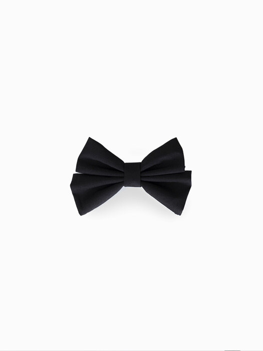 Rosa Mini Ribbon brooch (Black)