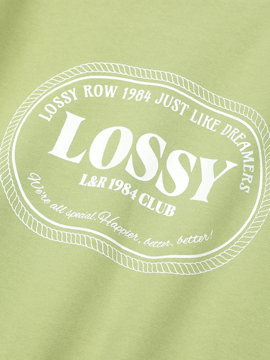 Lossy Rope Round Sweatshirt Olive