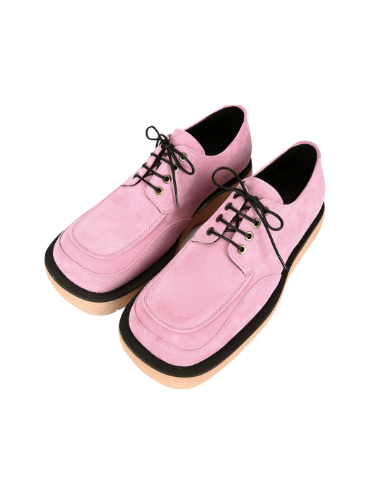 SQUARE MATINE 23 DERBY SHOES aaa327m(PINK)