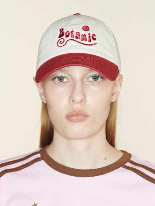 Botanic Cap Ivory Red